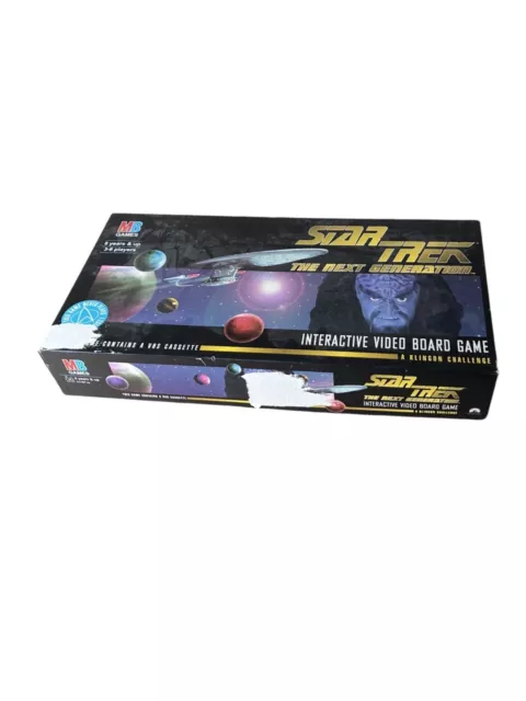 Star Trek The Next Generation Interactive Video Board Game Original Vintage