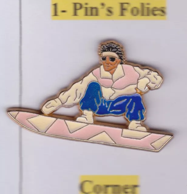 Pin's Folies *** Corner sport Planche Board Surf  Snow