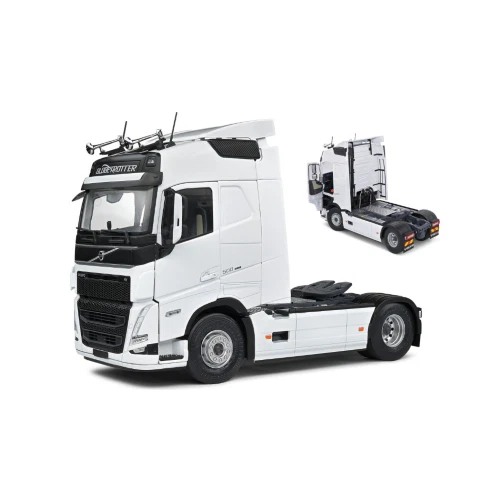 Remorque Transport Noire Solido 1:24 - Modèle Camion De Collection