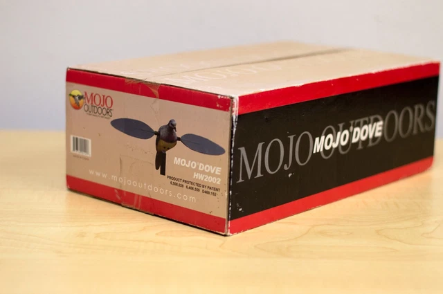 Mojo Dove Decoy w/Aluminum Wing Shafts HW2002 Electronic Spinning Hunting