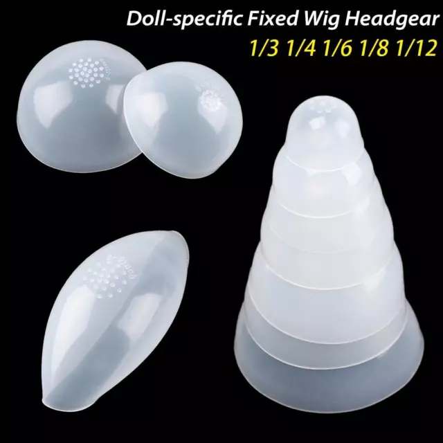 Anti Slip Accessories Toys Doll-specific Silicone Headgear Wig