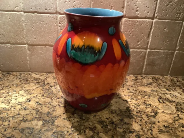 poole pottery volcano large classic vase 25cm