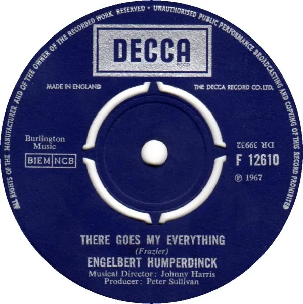 Engelbert Humperdinck - There Goes My Everything / You Love (7")
