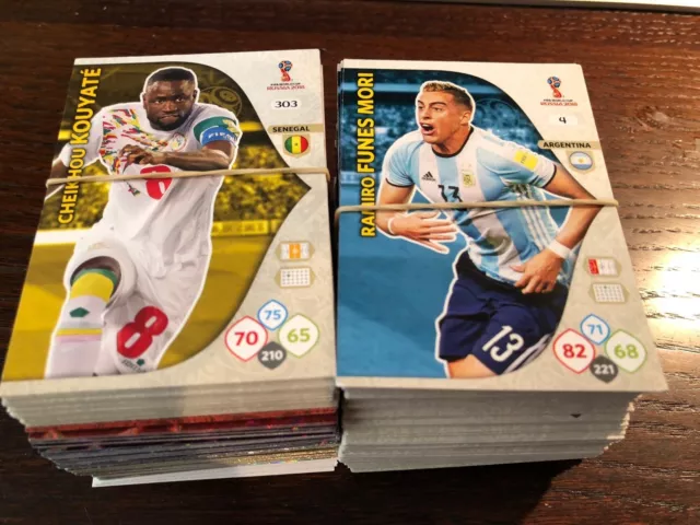Panini Adrenalyn XL FIFA World Cup Russia 2018 trading cards - All types