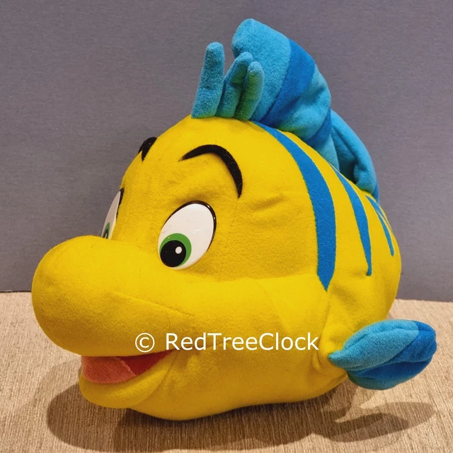 FLOUNDER FROM THE Little Mermaid Soft Toy Plush By Disney Mattel £19.99 ...