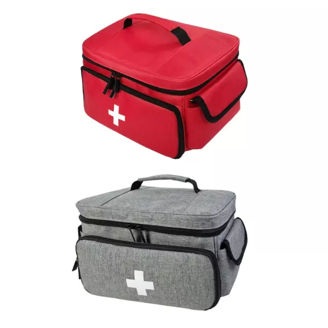 Travel First Aid Kit Bag with Handle First Aid Bag for Emergency Car Camping