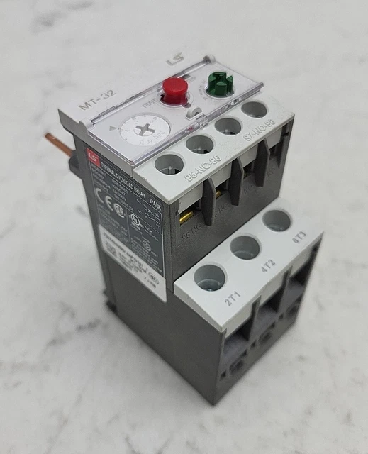 1298001400: Thermal Overload Relay, MT-32, 15A, 3-Poles, 3K, Trip Class 10A, Screw Terminals main image 1