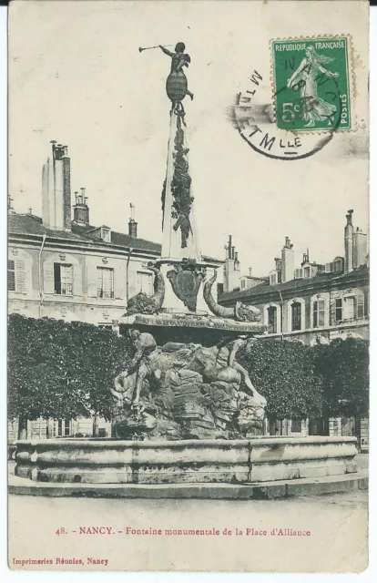 CPA 54- Nancy - Fountain Monumental Of La Place Wedding Ring