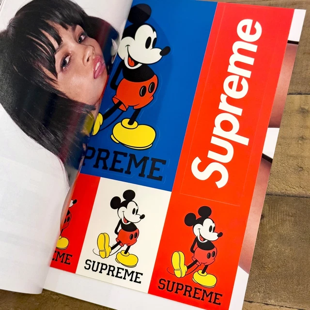 Supreme ムック本 BOOK vol.5 MOOK RZA テリー・リチャードソン 【貴重ミッキーマウス×シュプリーム】ステッカー有り Supreme BOOK 5 SUPREME BOOK MOOK Vol. 5 with Sticker Sheet (2009