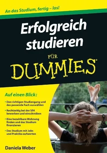 Daniela Weber - Erfolgreich studieren für Dummies (Taschenbuch 2013) NEU + OVP