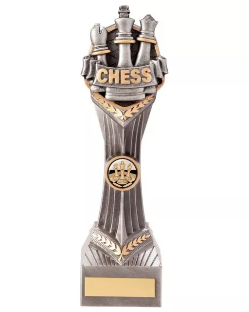 Chess Awards Silver Falcon Chess Trophies Trophy 5 sizes FREE Engraving
