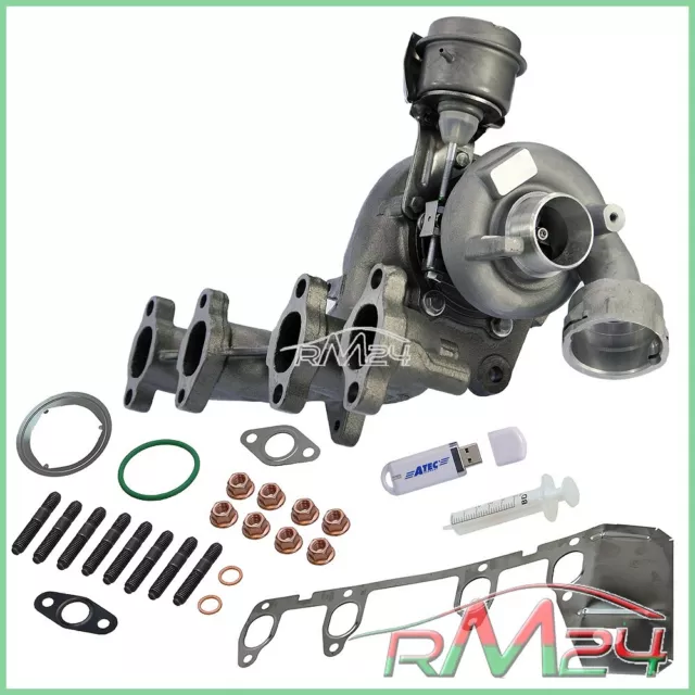 Turbocompressore + Kit Montaggio Per Audi A3 8P 1.9 Tdi 03-10