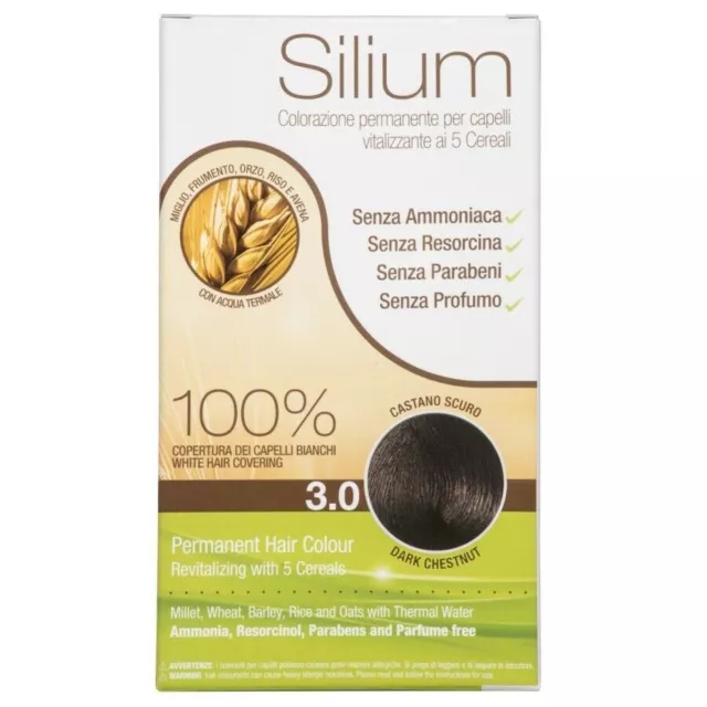 Silium Colorant Capelli5 Céréales Sans Ammoniac 3.0 Brun Foncé