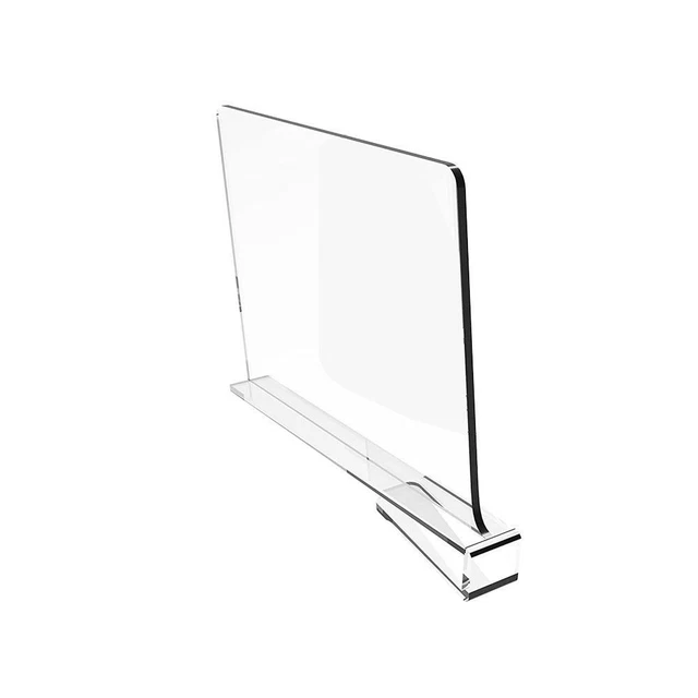 CLEAR ACRYLIC SHELF Dividers Storage Shelves Divider Wardrobe