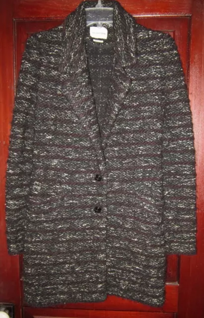 Etoile Isabel Marant Size 38 Ifea Coat Cardigan Knit Jacket Blazer Boucle Tweed