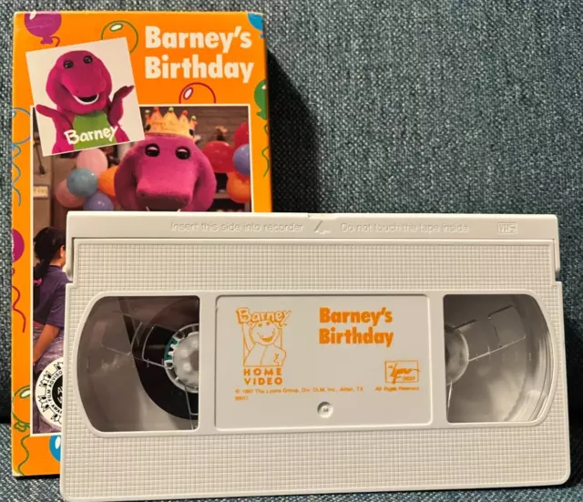 Barney ~ Barney's Birthday Sing Along ~ Vhs, 1992