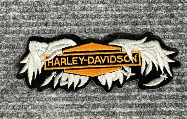 Vintage Harley Davidson BROKEN WING Patch 5" old original stock 70’s 80’s