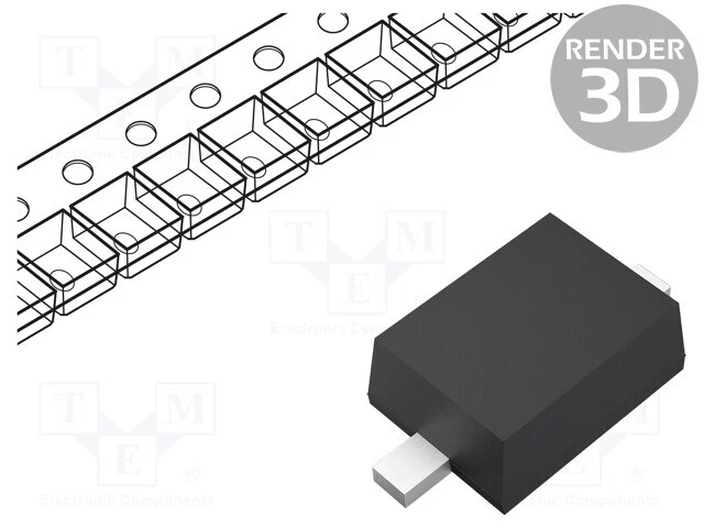 Diode: Gleichrichter; SMD; 600V; 1A; 75ns; SMA; Ufm Produktbild-Vorschau 2