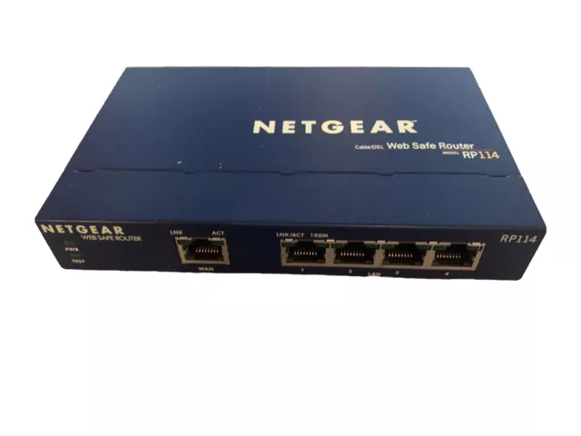 Netgear RP114 Cable/DSL Web Safe Router