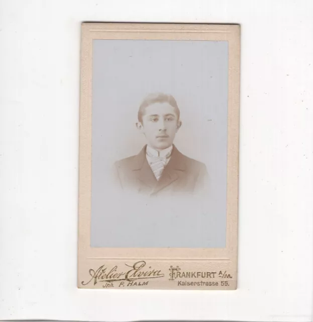 CDV Foto Herrenportrait - Frankfurt Main 1890er