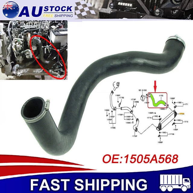 Charge Air Hose For Mitsubishi Outlander III 2.2 DI-D 4WD - OEM Quality 1505A568