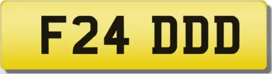 DDD 24 DEE DEA DEALEY DD INITIALS CHERISHED Registration Number Plate