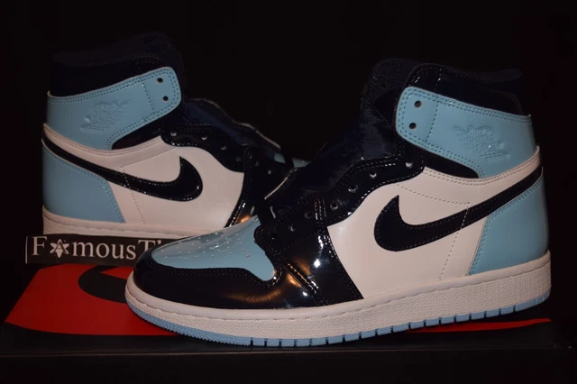 Air Jordan 1 Blue Chill UNC WMNS Patent Leather CD0461 401 Air Jordan 1 Blue Chill UNC WMNS Patent Leather CD0461 401