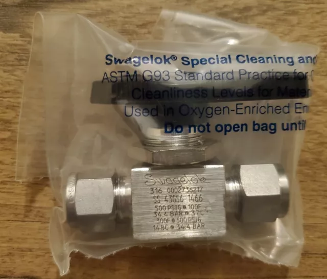 NEW! Swagelok SS-43GS6-1466 Manual Ball Valve