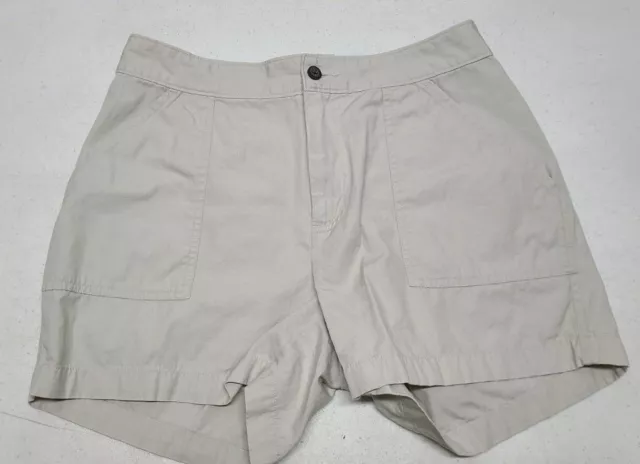 Womens Woolrich Size 10 Beige Summer Chino Shorts Casual