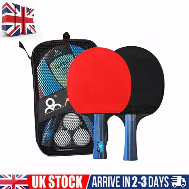 New speed and spin PPong Table Tennis Set / rackets with 2 Bats,3 Balls & Bag