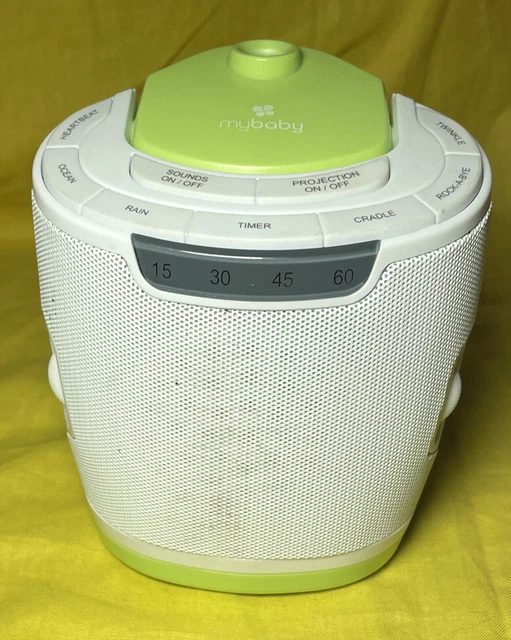 Homedics My Baby Lullaby Sound Spa Projector Machine 2 disc no charger/untested