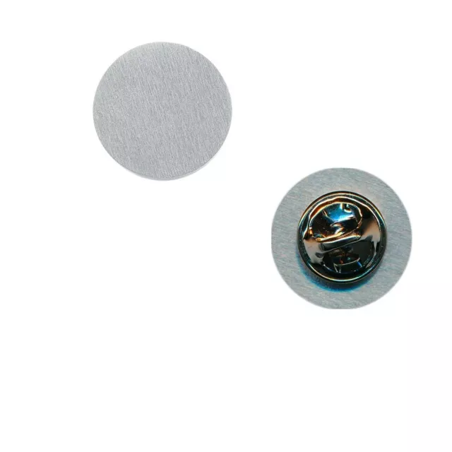 10 Pin Rohlinge 17 mm - Neu - Blankopins Metall Button Badge Pin Anstecker 0810