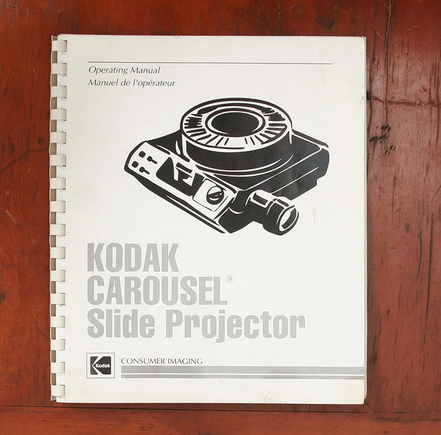 KODAK CAROUSEL SLIDE Projector Oper. Manual/131673 15.00 PicClick