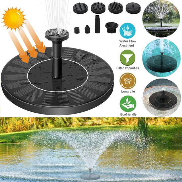 SOLARPUMPE SOLAR TEICHPUMPE Fontäne Gartenteich Springbrunnen