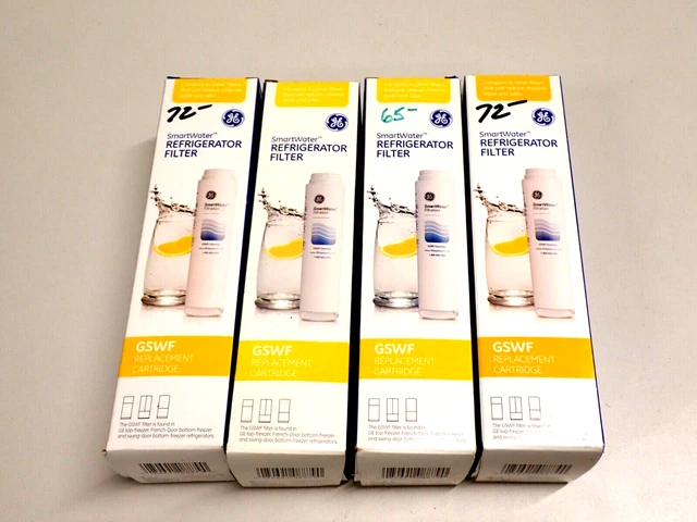GSWF GE Refrigerator Water Filter Cartridge LOT OF [4] #D644