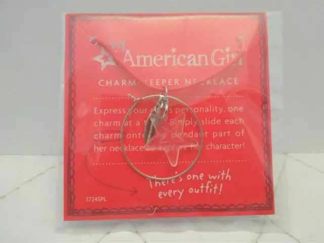 American Girl Charm Keeper Necklace For Doll New In Package - Retired