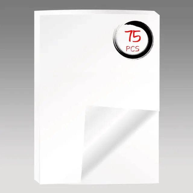 50 Sheets A4 Vellum Translucent Paper Tracing Paper Clear Paper for Inkjet Lazer