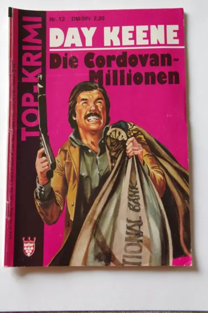 Kelter Top Krimi  Band Nr. 12 - von Day Keene - Die Cordovan-Millionen