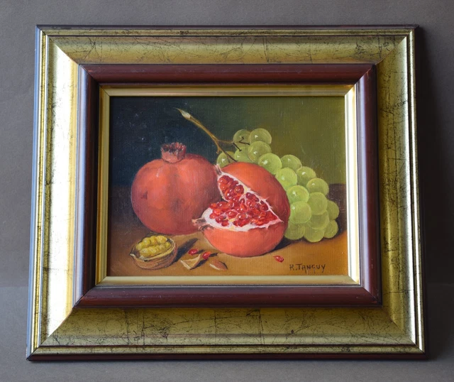 Tableau Abstrait – Huile Sur Toile Par Richard Vilhelm Petersen (artiste Danois)