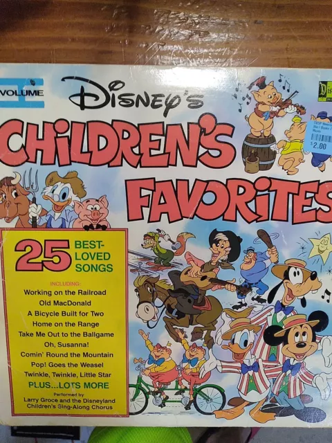 1979 Disney's Children's Favorites Vol 1 25 Best Loved Songs