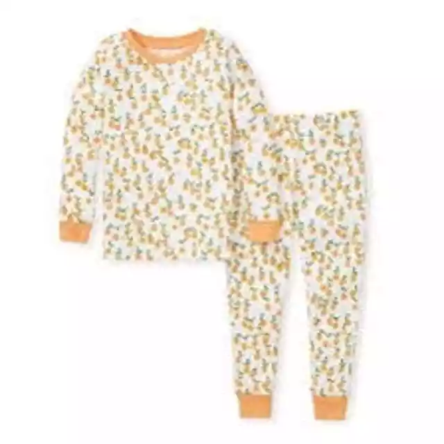 Burt’s Bees Baby | NWT Freshly Picked Oranges Snug Fit Organic Cotton Pajamas 2T