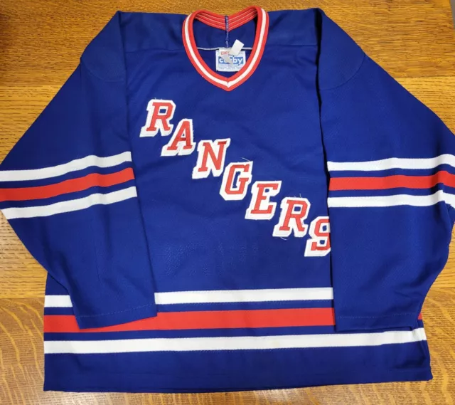 New York Rangers: Vintage GERRY cosby Jersey Blank Size 44 