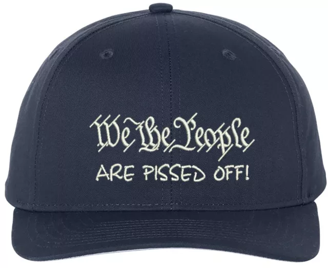 WeThe PeopleAre Pissed Off Richardson Embroidered One Size Fits All Baseball Hat