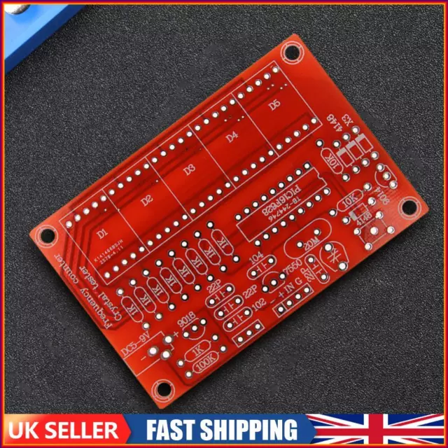 Crystal Oscillator Frequency Meter 1Hz-50MHz Frequency Counter Tester DIY Kits