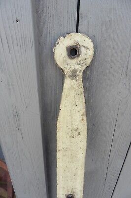 1 XL Wrought iron hinge strap barn door decor Vintage Antique hand wrought 47.5" 3