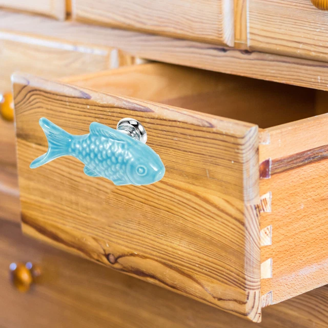 Set 7 Maniglie Mobili Color Zucche - Pomelli Ceramica Per Armadi E Cassetti Con Viti Incluse - Foto 8