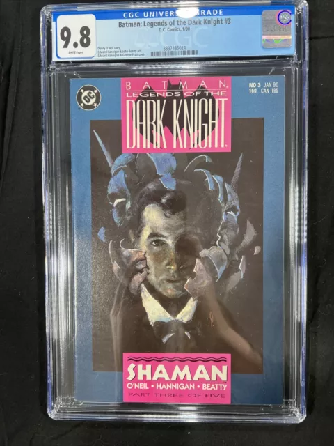 DC Comics Batman: Legends Of The Dark Knight Issue 3 CGC 9.8 White Pages