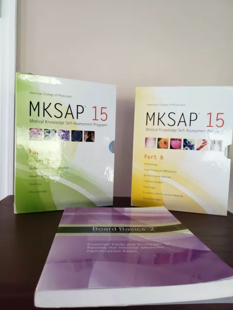 MKSAP 15: Medical Knowledge Self-Assessment Program Parts A ,B & Board Basics 2