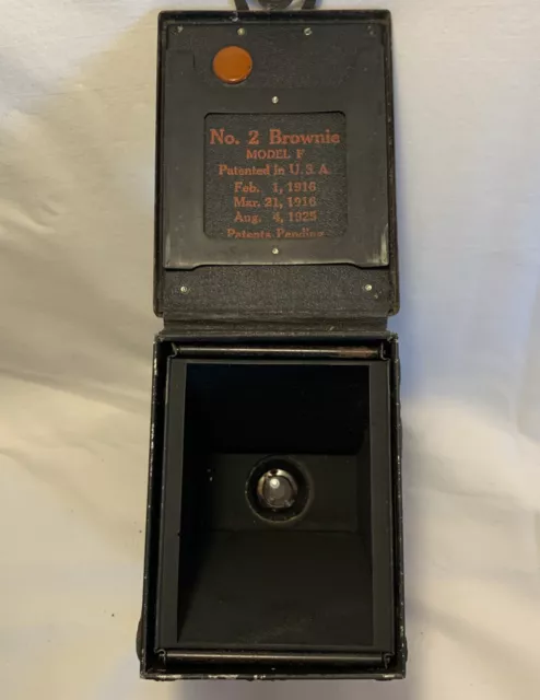 Antique 1916 Kodak Brown No. 2 Brownie Model F Box Camera