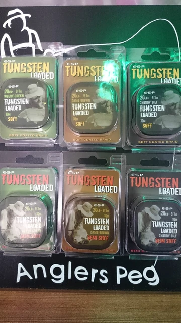 ESP Tungsten Loaded Coated Hook Length Braid